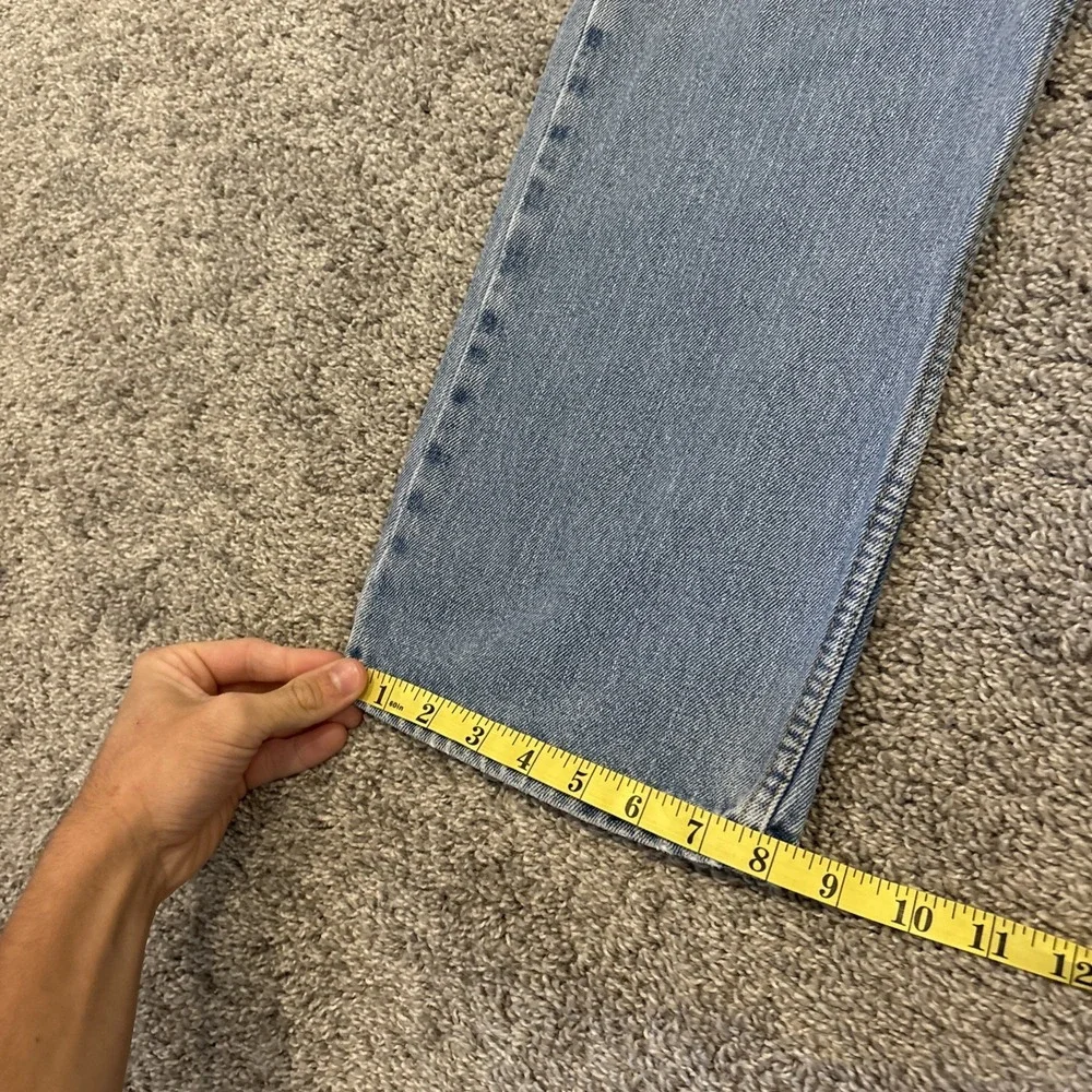 Levis Mens 505 Regular Fit Straight Leg Jeans Size 34x30 Blue Denim Mid Rise